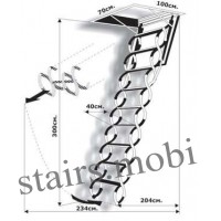 Чердачная лестница NOZYCOWE